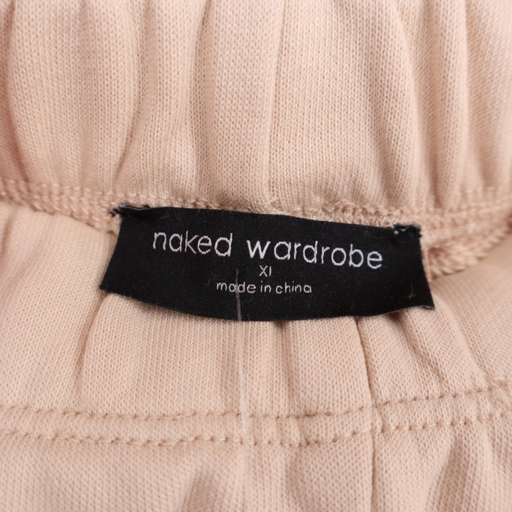 Naked Wardrobe Tan Sweatshirt and Jogger Lounge Set XL Beige 2pc Set