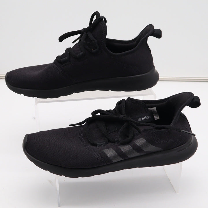Adidas Cloudfoam Pure 2.0 Womens Running Shoes Size 10 Black Primegreen