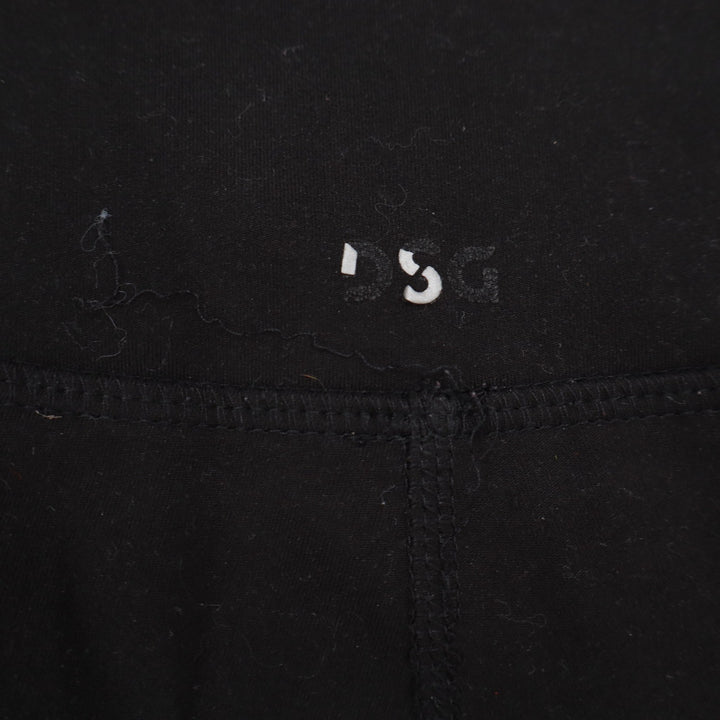 DSG Leggings Womens M Crossover Waist Black High Rise Stretch Good