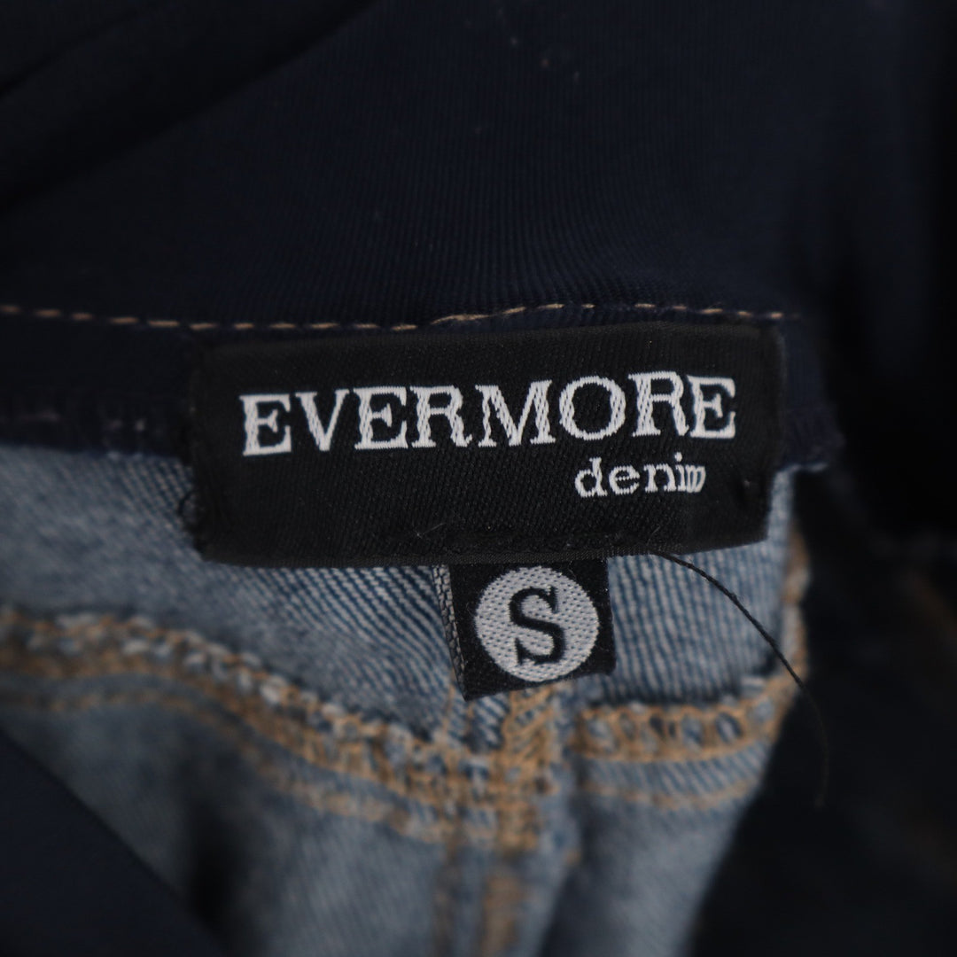Evermore Denim Maternity Skinny Jeans Medium Wash Over Belly Panel Small