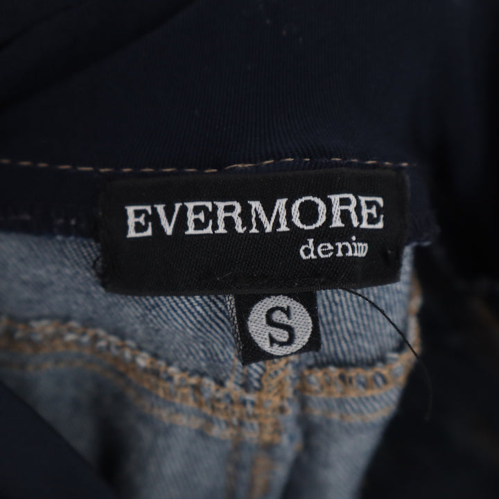 Evermore Denim Maternity Skinny Jeans Medium Wash Over Belly Panel Small
