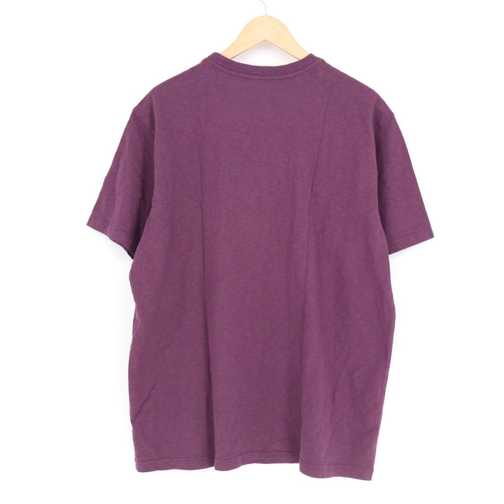 American Giant Premium Slub T-Shirt Men XL Purple Cotton Short Sleeve Crew Neck