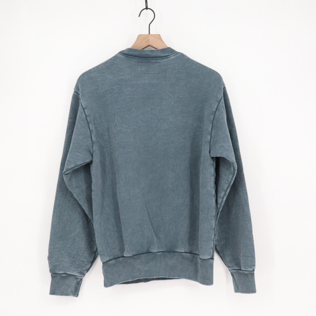 American Giant American Vintage Sweatshirt Unisex S Blue Crew Neck Long Sleeve