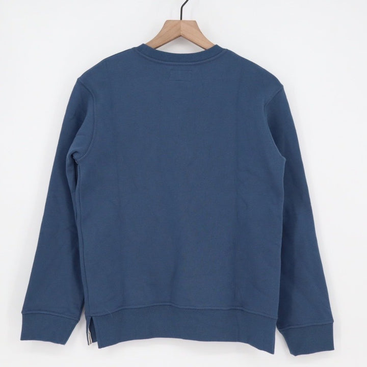American Giant Midweight Sweatshirt Womens XS Blue Cotton Fleece Lined Crew Neck