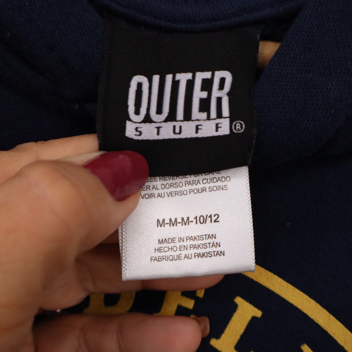 Outerstuff Philadelphia Union MLS Youth Hoodie Navy Blue Size M 10/12 Sweatshirt
