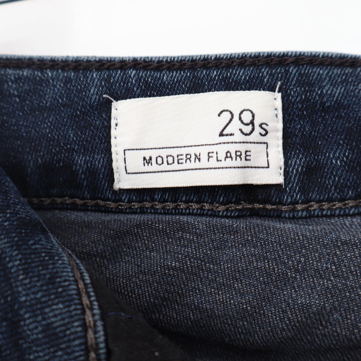 Gap 1969 Modern Flare Jeans Dark Wash Stanton Blue Denim 29s Fall 2013