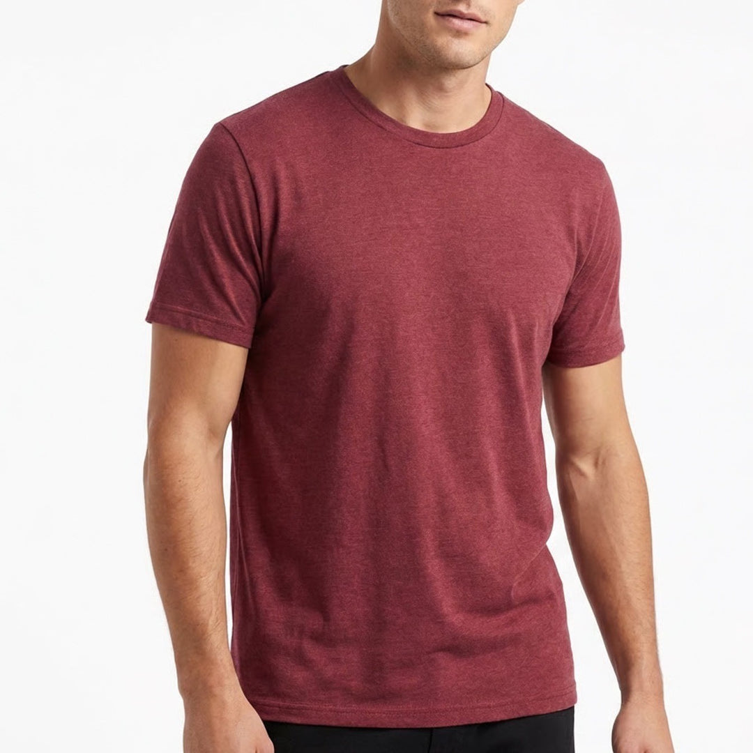 Urban Pipeline Awesomely Soft Ultimate Tee Shirt Mens XL Maroon Crew Neck Casual