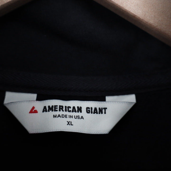 American Giant Women's Moto Full Zip Size XL Made In USA