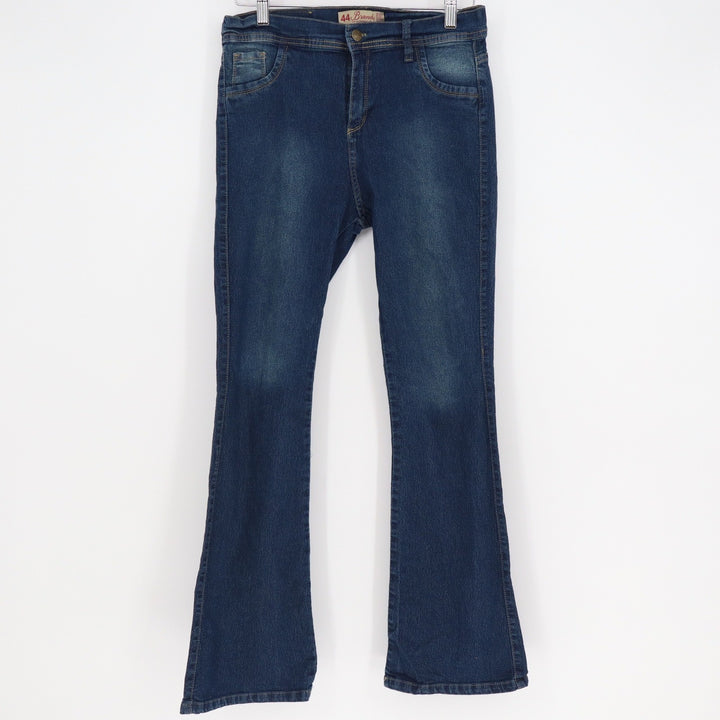 Brandy Jeans Womens Dark Blue Wash Flare Bootcut Denim Pants Size 44 Argentina