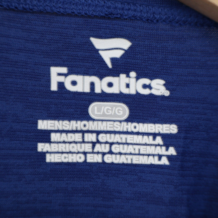 Fanatics Philadelphia 76ers Mens Large Blue Heathered Basketball T-Shirt NBA