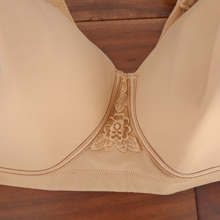 Vanity Fair Lingerie Beauty Back Smoother Bra Womens 44DD Beige Full-Figure