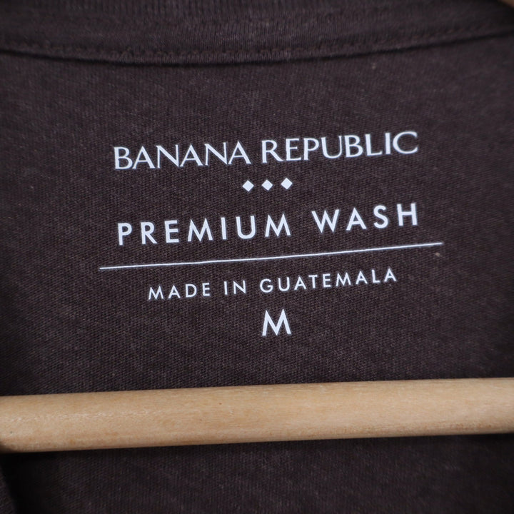 Banana Republic Mens Brown Horse Graphic Premium Wash T-Shirt Size M