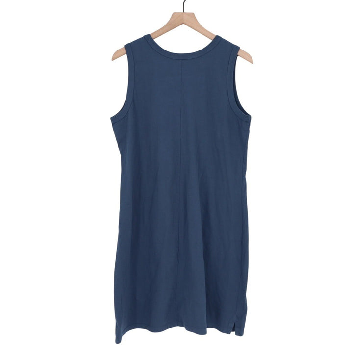 American Giant Women's Muscle Tee Dress Size XL Made in USA Bluefin