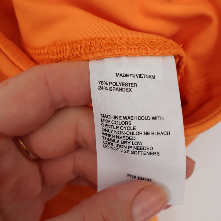 DSG Momentum 7/8 Leggings Womens Small Vintage Orange High Waisted Pockets NEW
