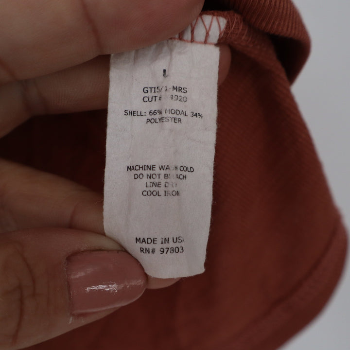 Green Envelope Los Angeles Womens L Scoop Neck Short Sleeve T-Shirt Rust