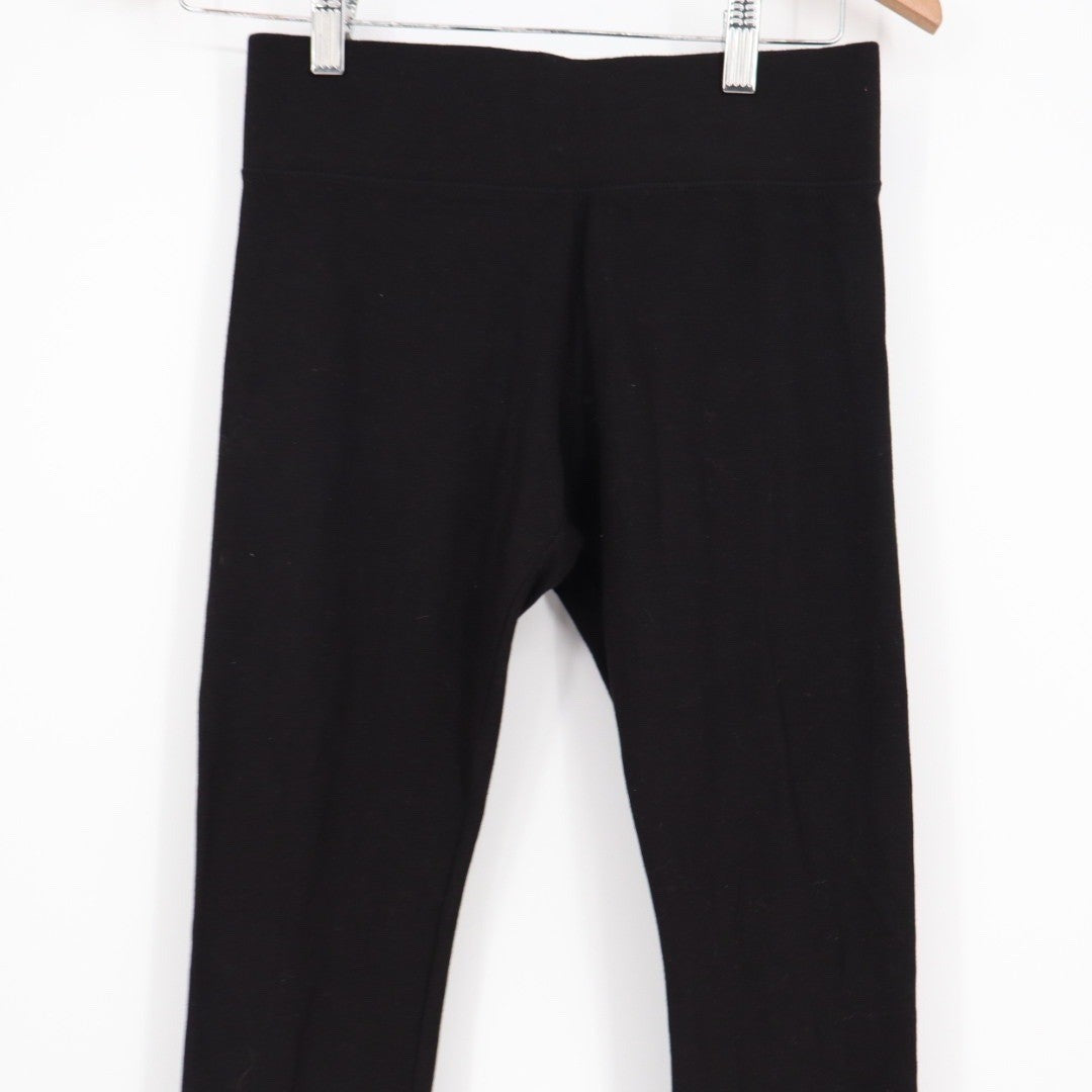 HUE Black Basic Leggings XS