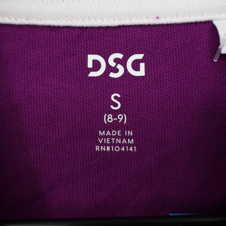 DSG Girls S 8-9 New York Graphic Tee Vibrant Violet Cotton T-Shirt