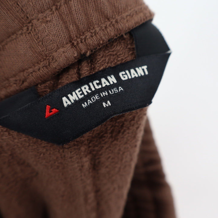 American Giant Men's Sweatshort Coffee Quartz Size M Made In USA