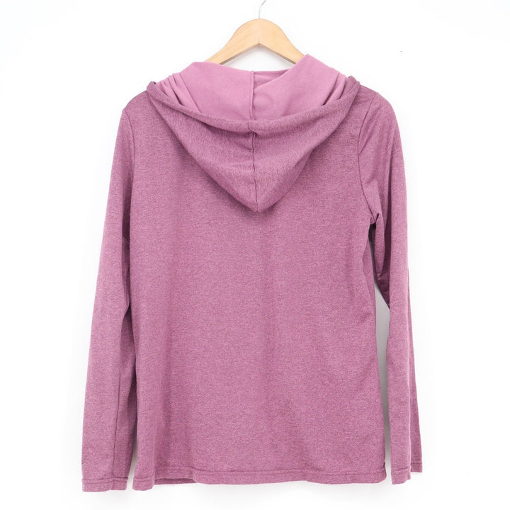 32 Degrees Cool Womens Purple Heather Full Zip Lightweight Hoodie Size M