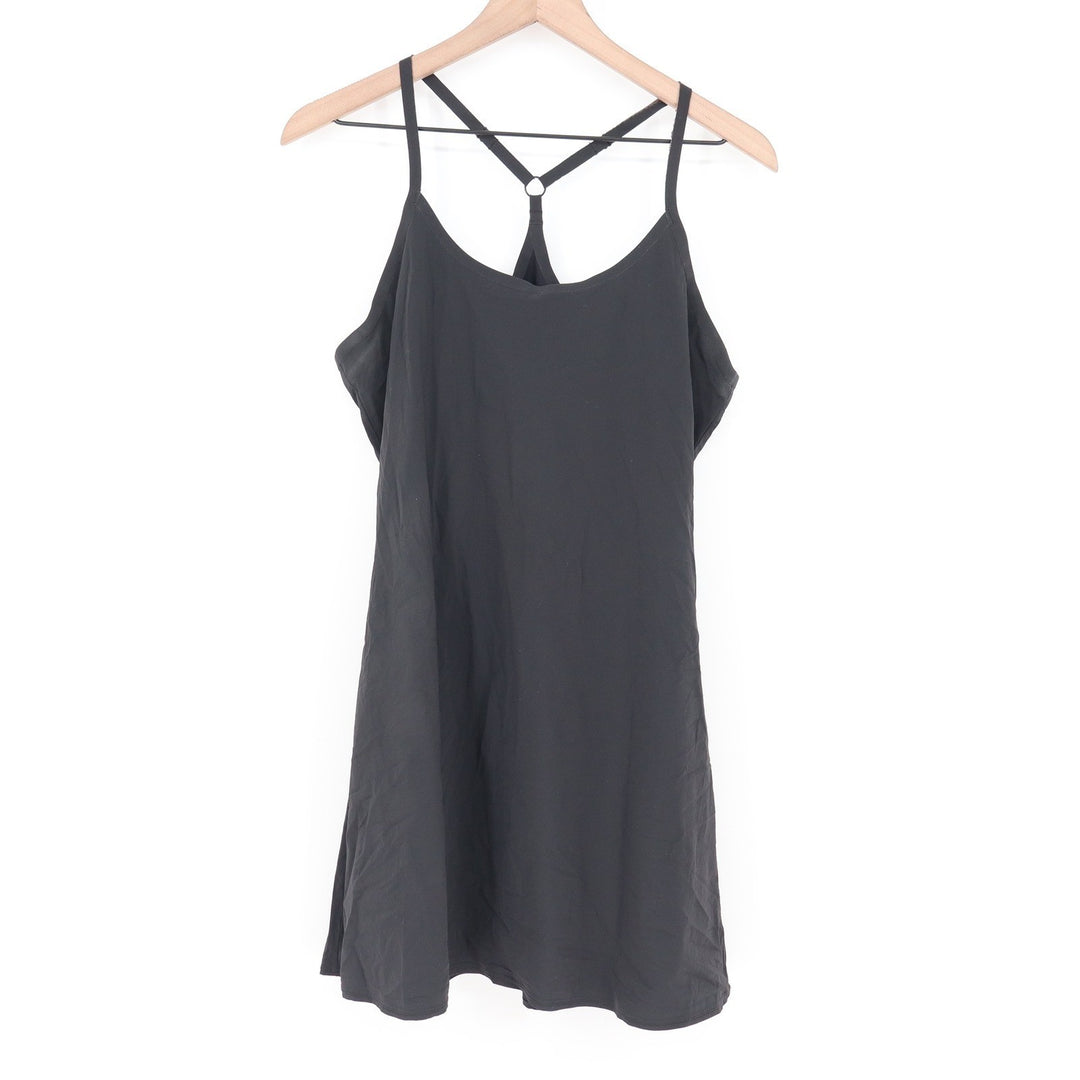 Outdoor Voices Black Exercise Dress Large Adjustable Straps Activewear