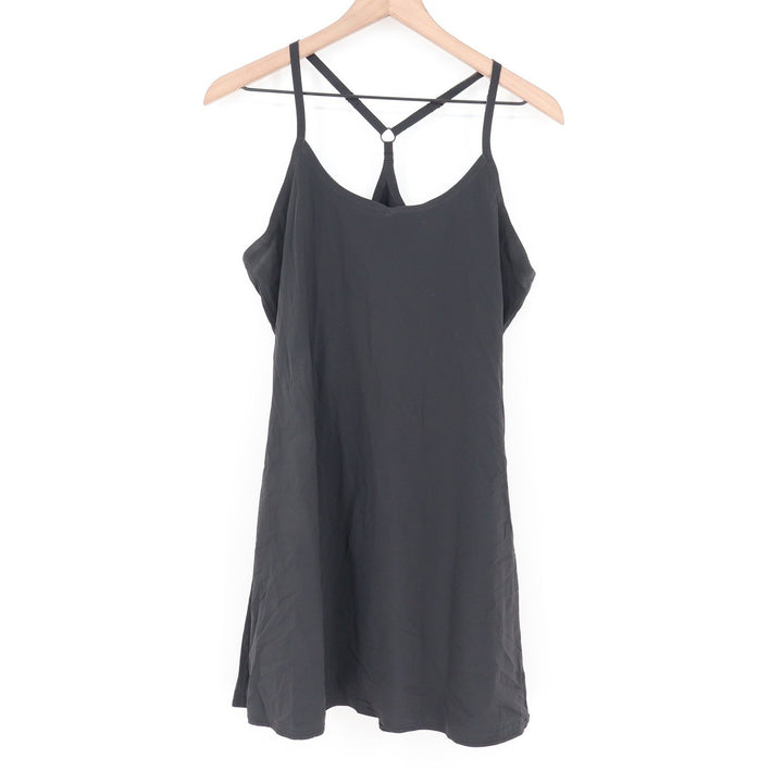 Outdoor Voices Black Exercise Dress Large Adjustable Straps Activewear