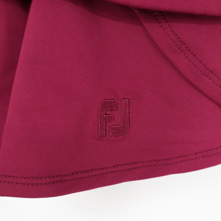 FootJoy Womens Layered Knit Skort Fig Burgundy Golf Tennis Skirt XS