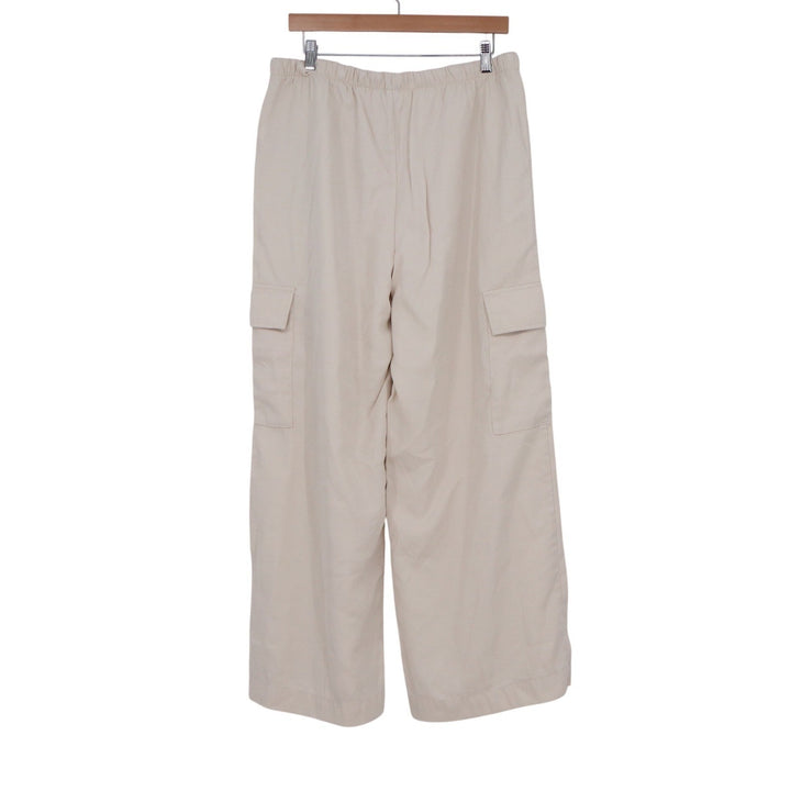 Old Navy Extra High-Rise Wide Leg Cargo Pants Tan Beige Large