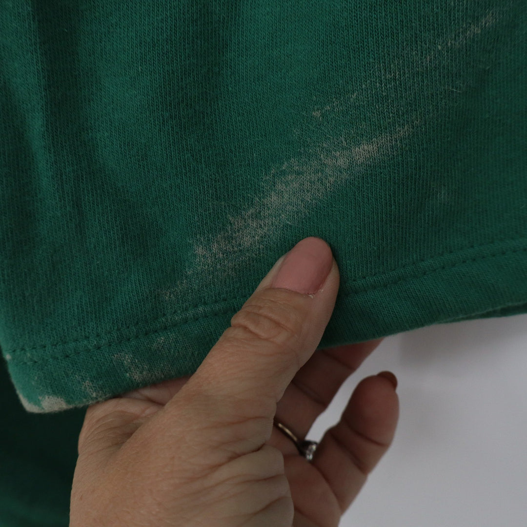 Hello Kitty Sanrio Athletic Dept Green Cropped Sweatshirt Large Hybrid Apparel