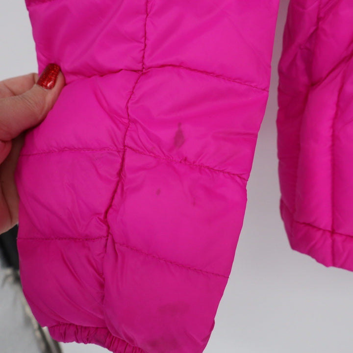 HEAT Lightweight Puffer Jacket Pink Full Zip M Down Feather Blend