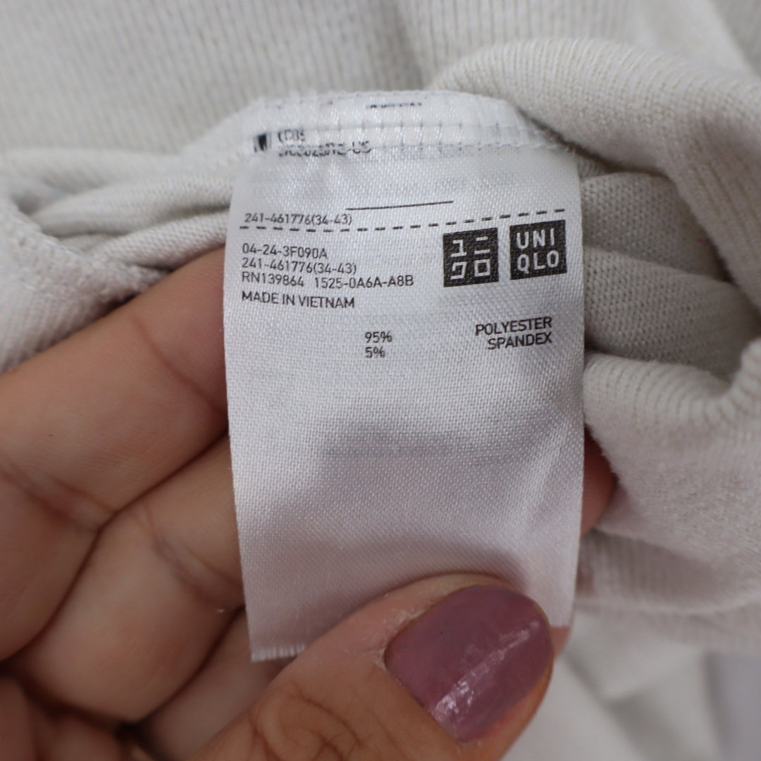 Uniqlo Men S Off White Cream Crewneck Sweatshirt Minimalist Basic