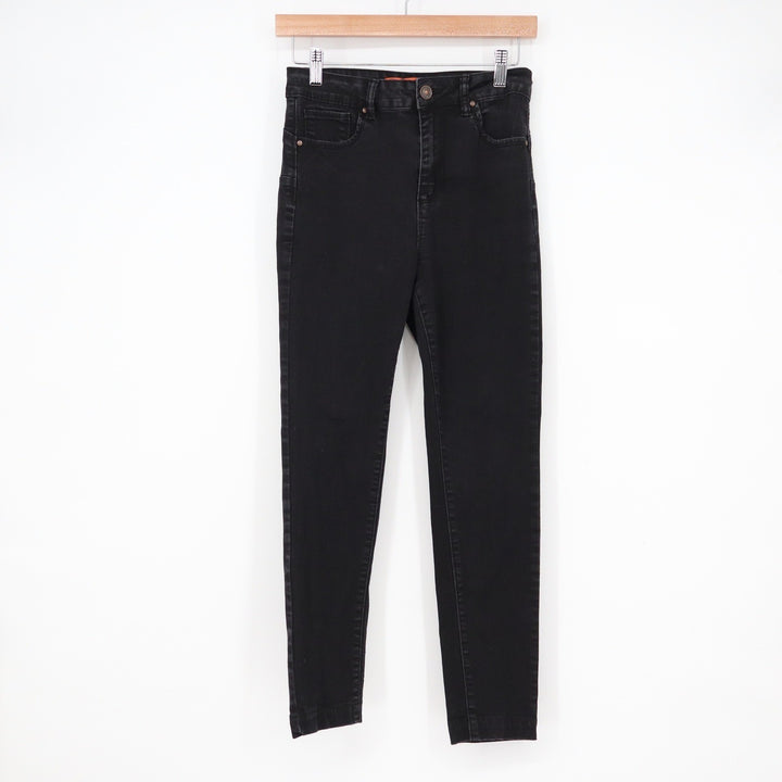 Wax Jean Butt I Love You Black High Rise Skinny Jeans Size 5/27