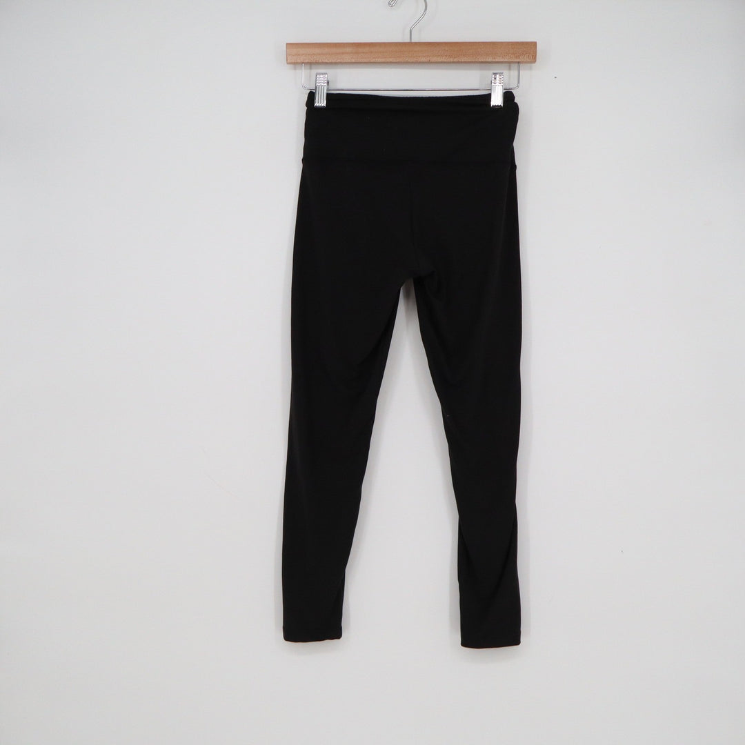 Felina Women's High Waisted Active Leggings Black Style Size Small S