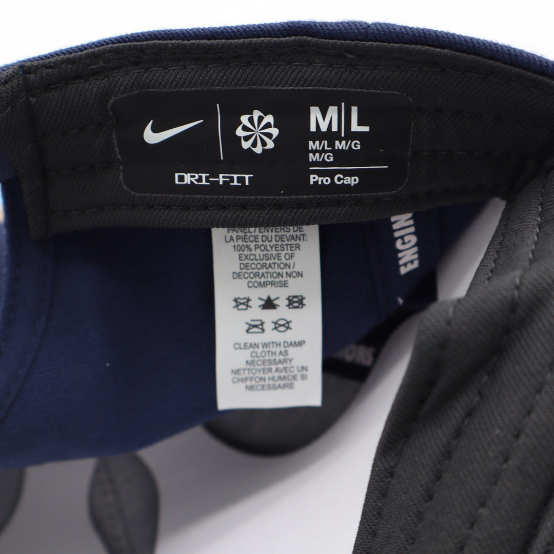 Nike Pro Cap Dri-FIT Snapback Hat Navy Blue White Rope-410 M/L NEW