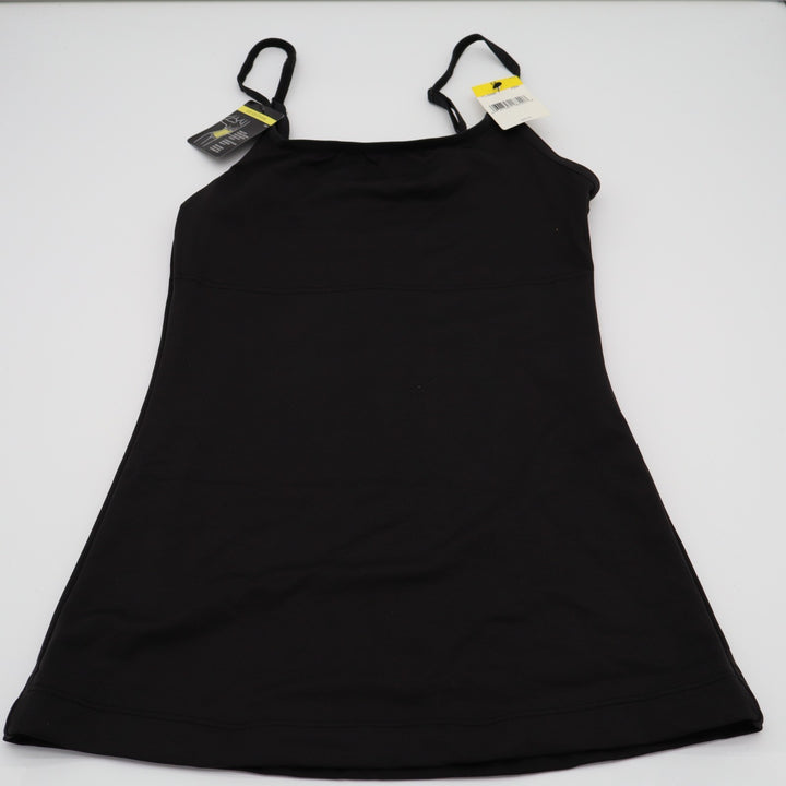 Maidenform Tummy Control Shapewear Cami Tank Top Womens Medium Black Long Length