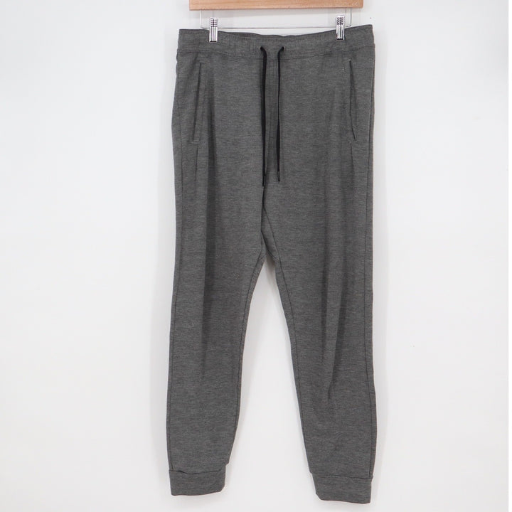All in Motion Mens Heather Grey Jogger Pants Medium Drawstring Activewear