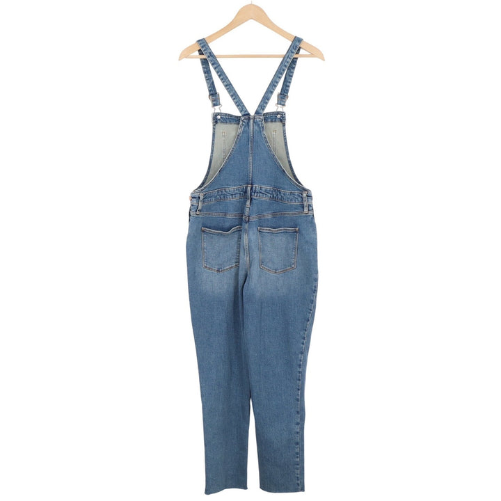 Universal Thread Womens Blue Denim Overalls Straight Leg Medium Wash Size 8/29R