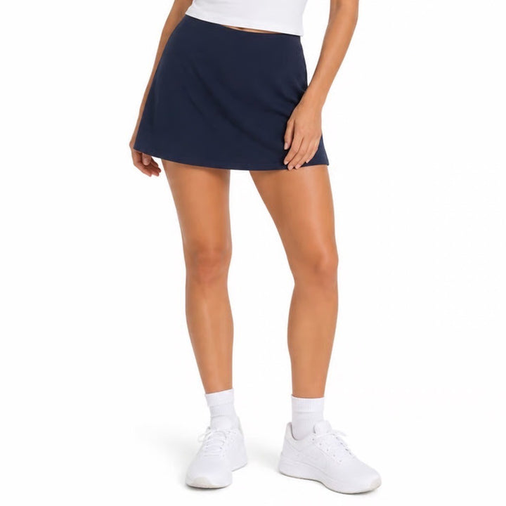 Altar'd State Navy Blue Athletic Skort Built-in Shorts Small