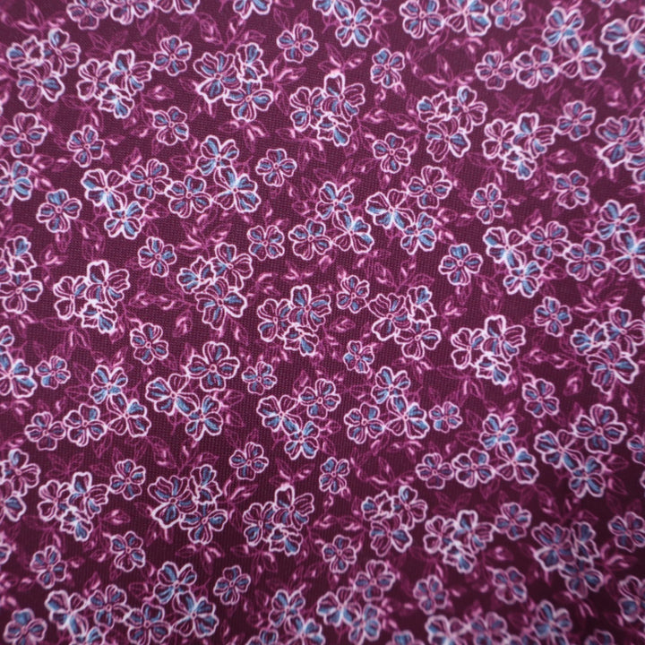 Walter Hagen Mens P11 Dogwood Ditsy Golf Polo Purple Floral M NEW