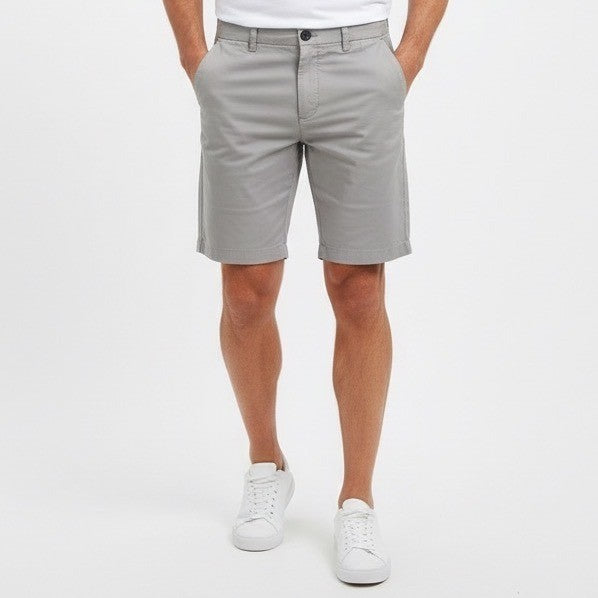 Denim Co. W30 Gray 4 Way Stretch Straight Fit Casual Shorts