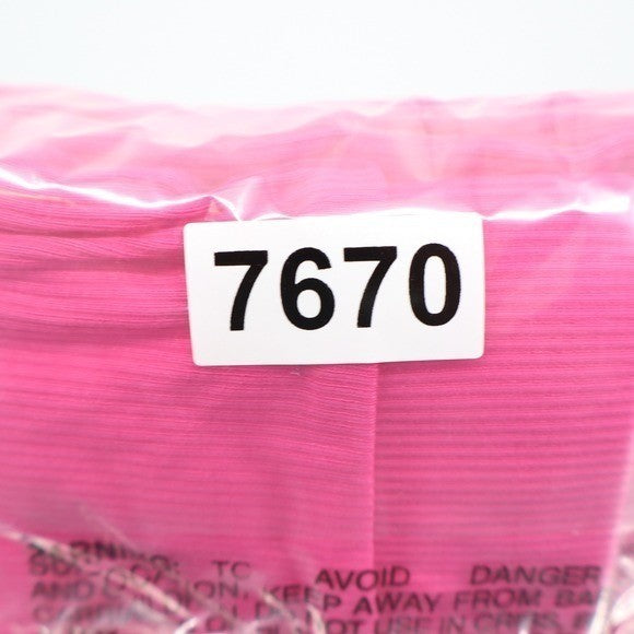 Naked Wardrobe Ribbed High Waisted Side Slit Leggings Hot Pink NW-P2180 Large