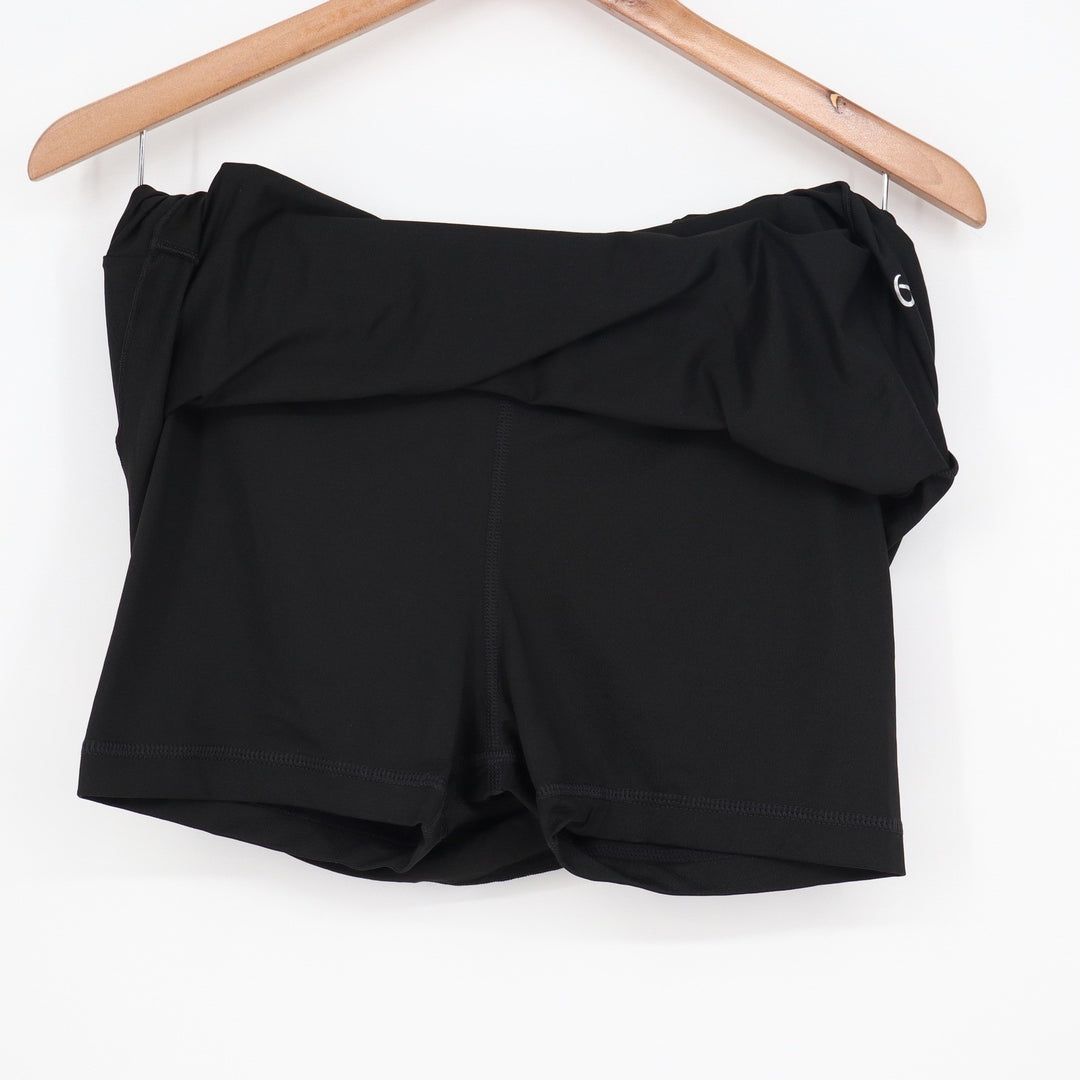 Sofibella 7007 15" Athletic Skort Black XS UPF 50 Moisture Wicking Tennis Golf