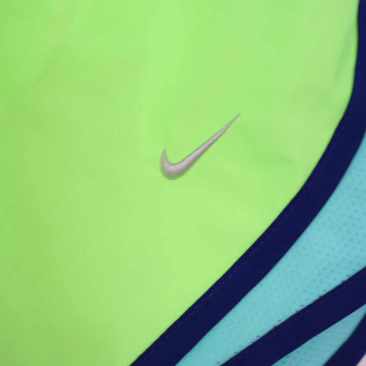 Nike Shorts Womens S Tempo Dri-FIT Neon Green Teal Navy Running Athletic Good