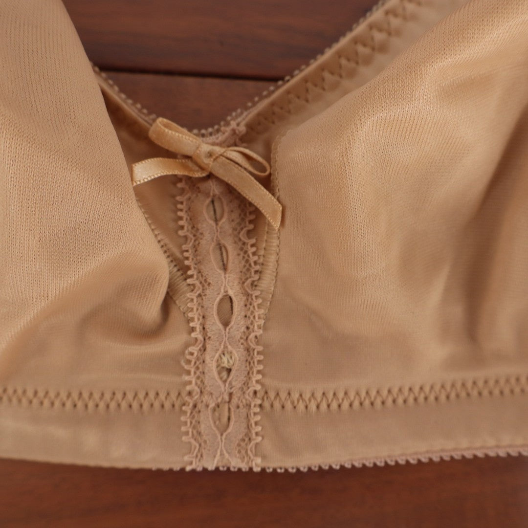 Bali Double Support Wireless Bra Womens 34C Nude Cool Comfort Full Coverage