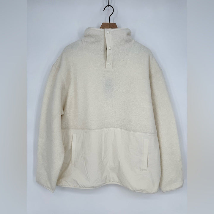 Allbirds Men's Fluff Fleece Pullover Natural White Size XL