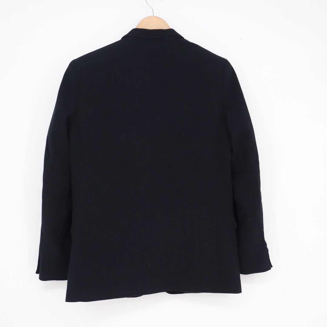 Calvin Klein Boys Black Two Button Stretch Blazer Jacket Size 16 Regular