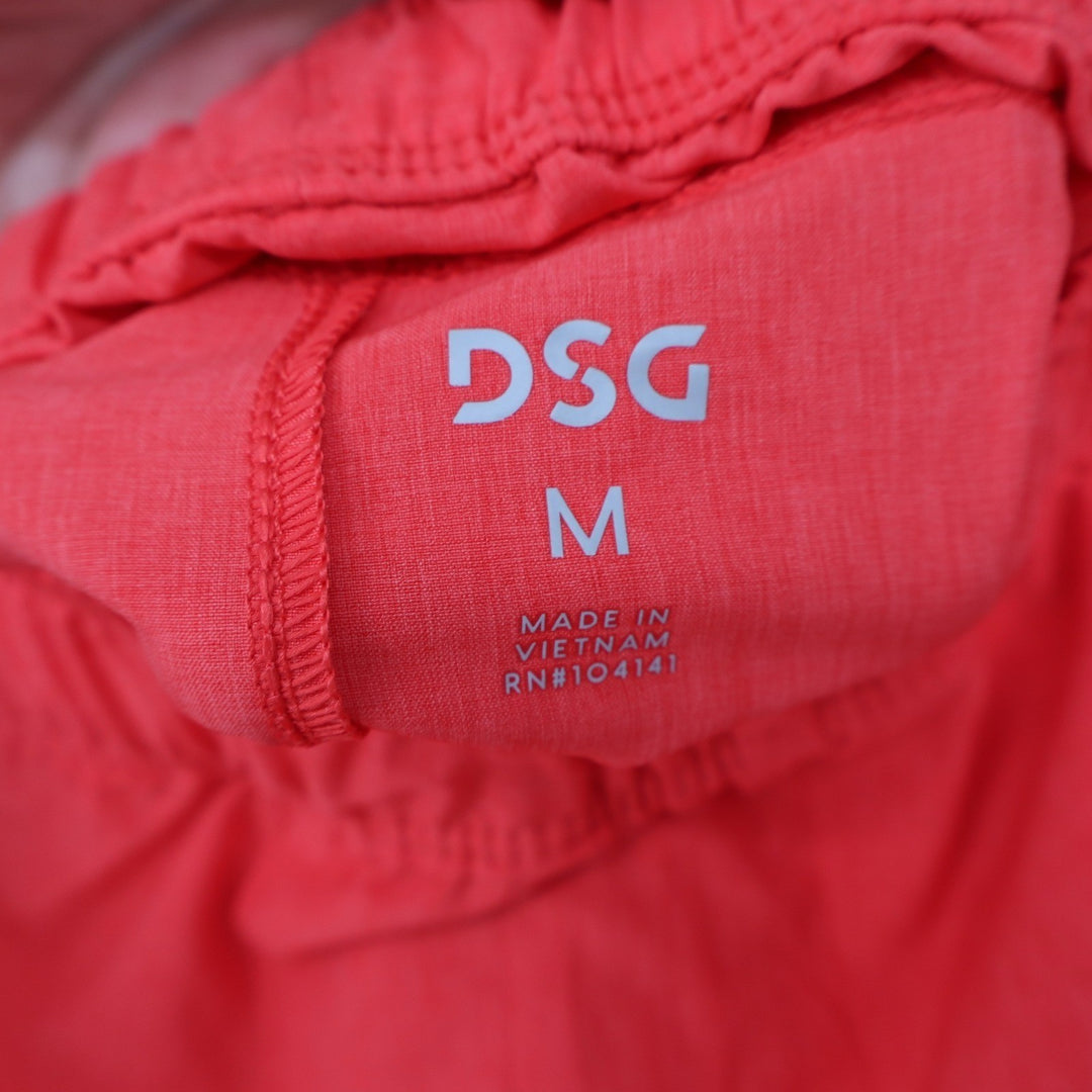 DSG Mens 8 Inch Agility Short Cabana Coral Heather Orange Medium