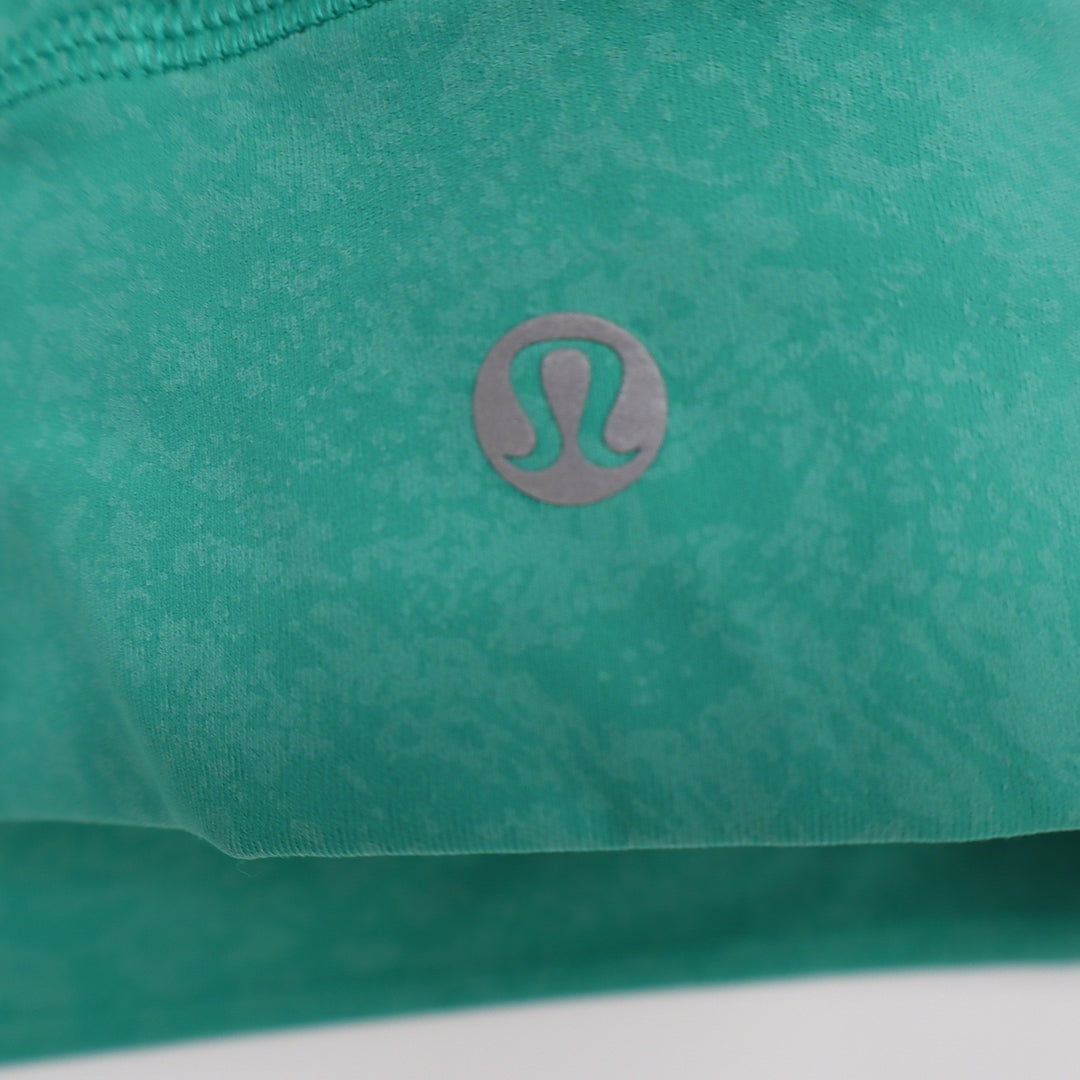 Lululemon Sports Bra Womens N/A Free to Be Serene Teal Green Strappy Excellent