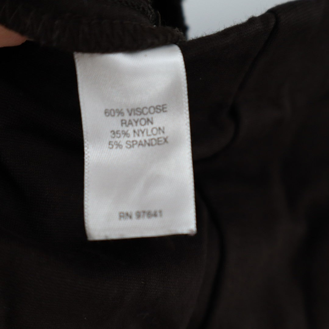 J.Jill Smoothing Ponte Leggings Womens Large Tall Brown Stretch Pull On Slim Leg
