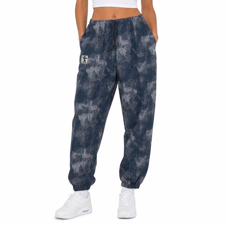 Gymshark Lifting Club Blue Acid Wash Camo Ripstop Joggers XXL