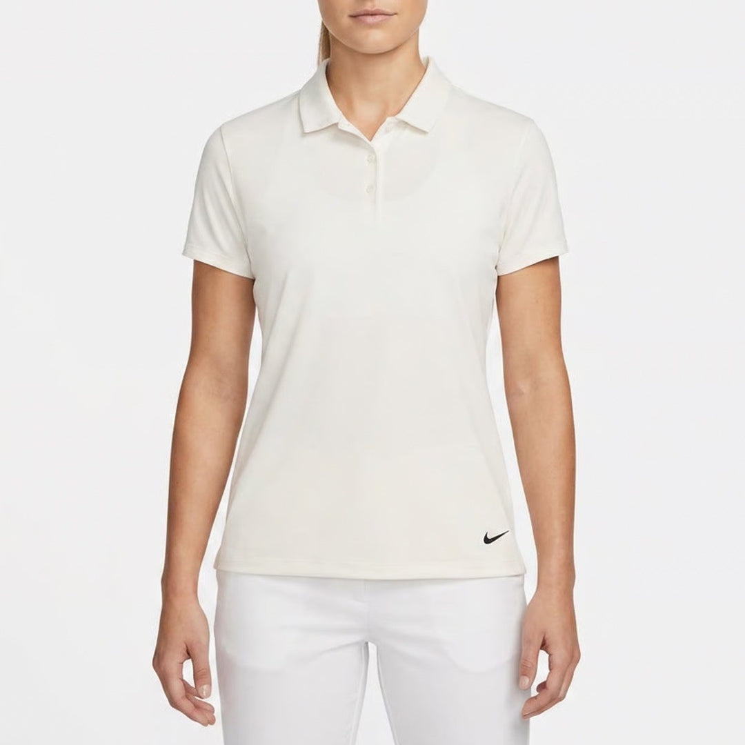Nike Womens Dri-FIT Golf Polo Shirt White XL Short Sleeve Collared